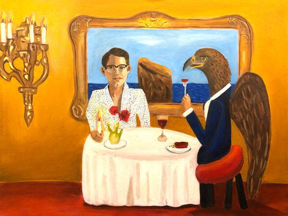 Prometheus and the Golden Eagle Having Lunch