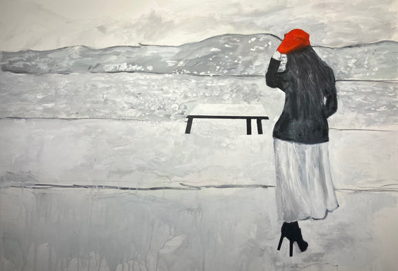 Woman with a Red Hat