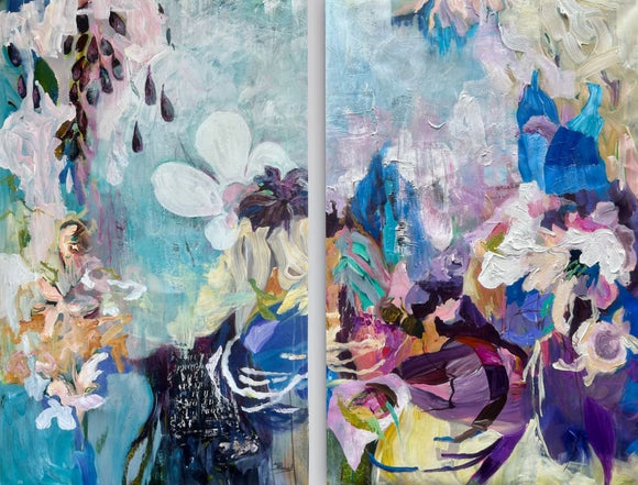Blue Bells Diptych
