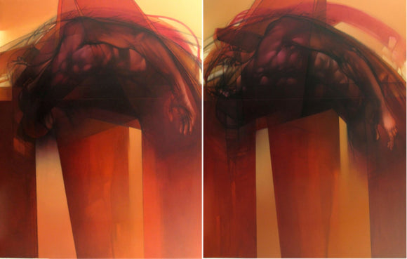 Silent Bodies III-IV Diptych