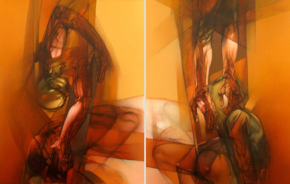 Falling Bodies Diptych