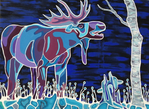 Winter Moose