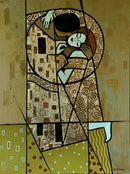 Tribute to Gustav Klimt's "The Kiss"-1