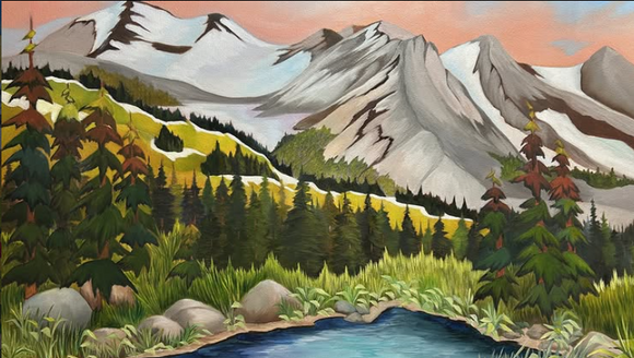 Sunrise in the Rockies