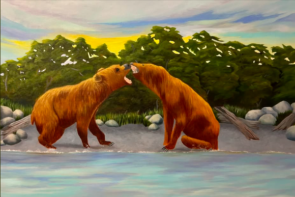 Grizzlies on the Beach