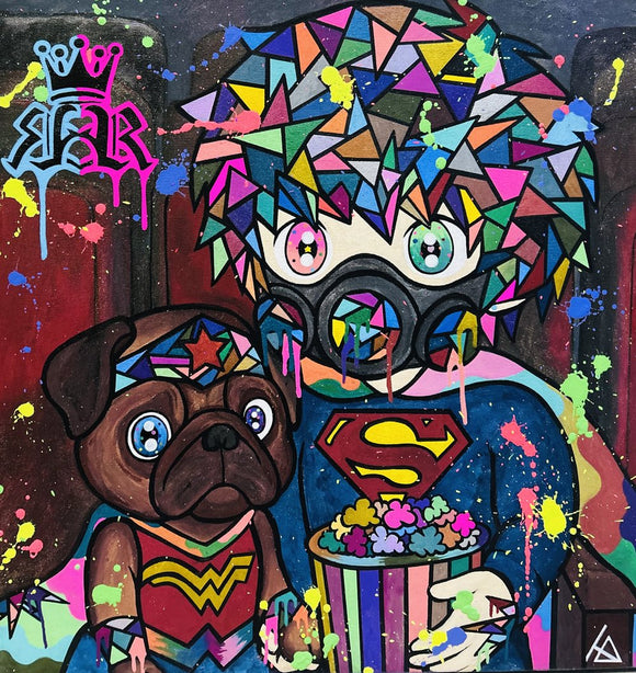 MIKA11 - ALONE 2GETHER with Superman autograph