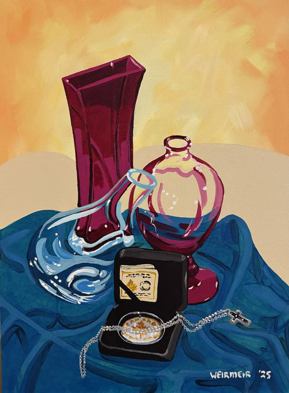 Crystal, Coin and Cross