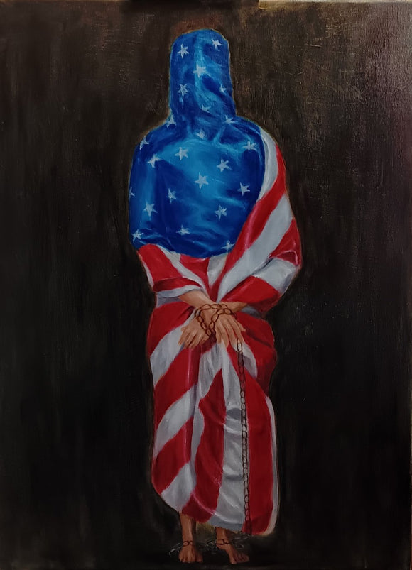 Allegory of Democracy in Chains