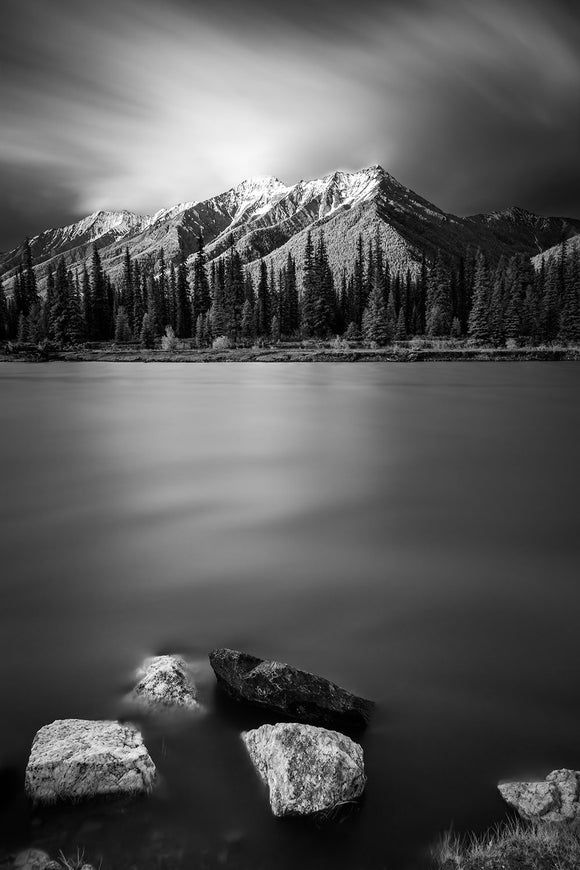 Twilight in Kootenay River