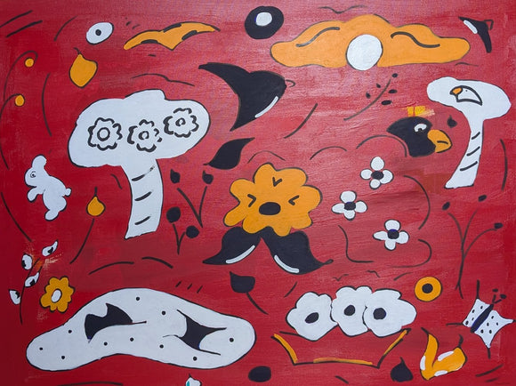 Le jardin rouge