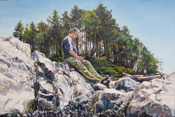 Man on a Rock