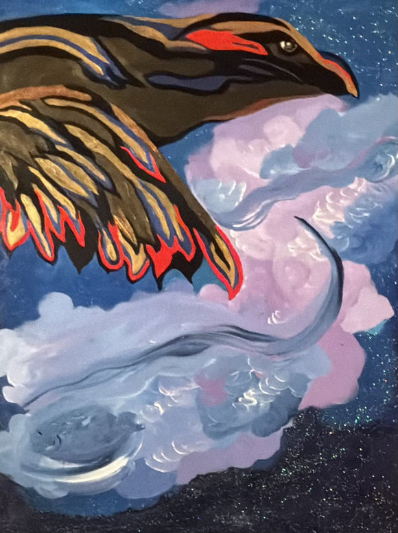 Bird in flight