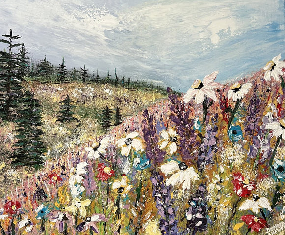 Pines Beyond the Meadow