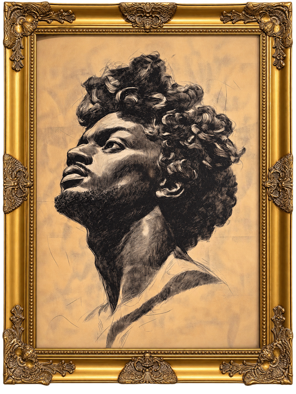 Obakreon (African Greek King) Print
