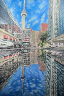 Everything Begins at Ground Level (Station St & CN Tower, Toronto, ON)-1