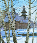 Birch trees with heavy snow-1