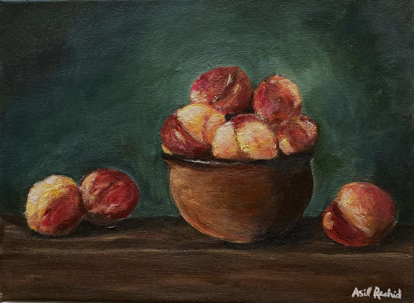 Still Life with Peaches