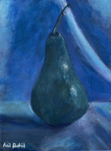 Pear in Blue