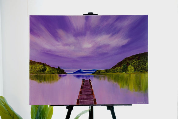 Purple Twilight Peaks