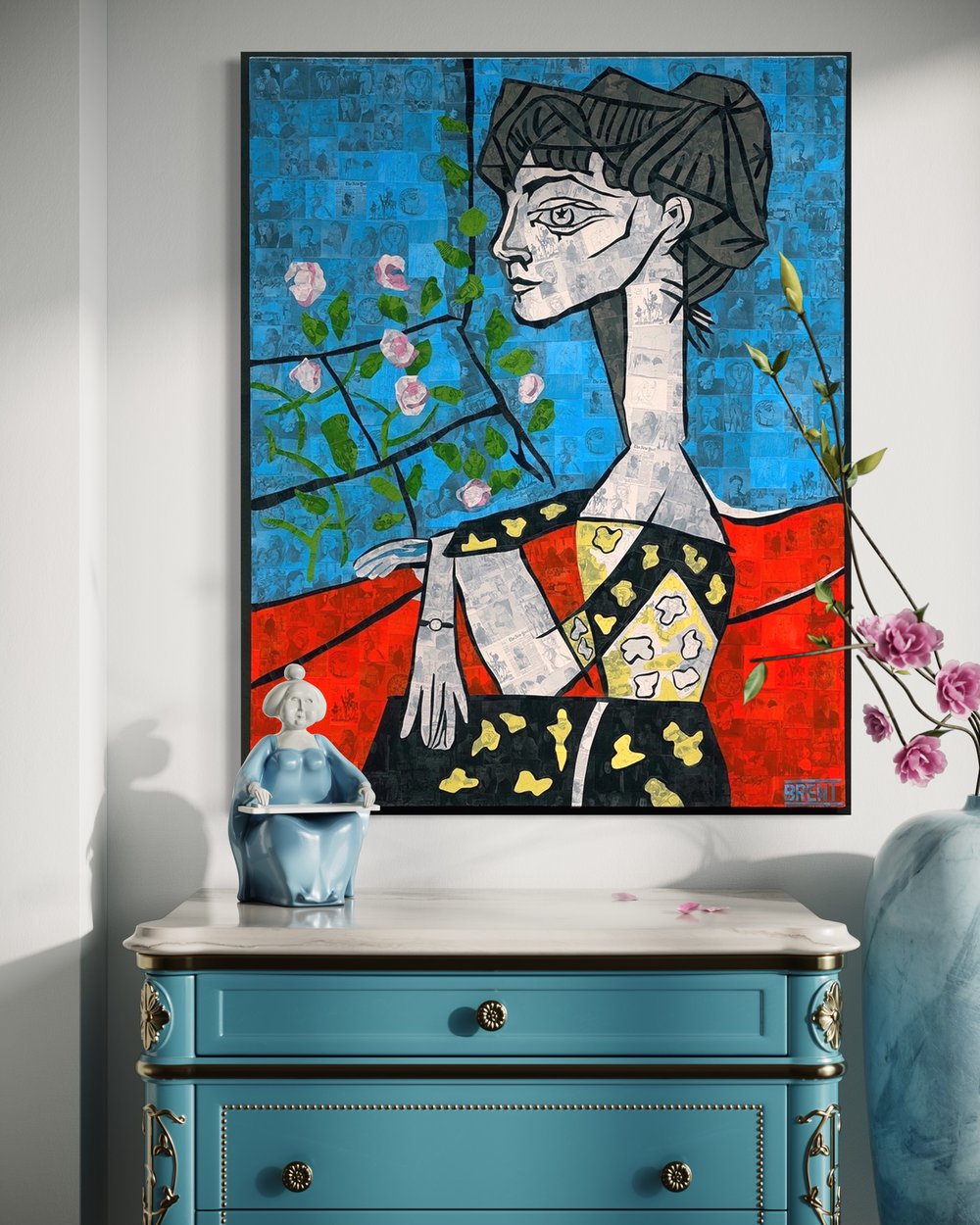 Artists Masterpiece Series: Pablo Picasso, Jacqueline with Flowers