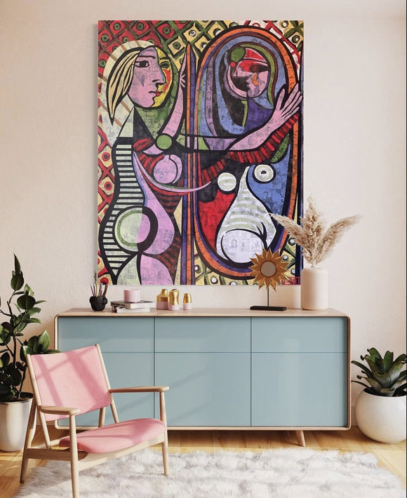 Artists Masterpiece Series:  Pablo Picasso, A Girl Before A Mirror