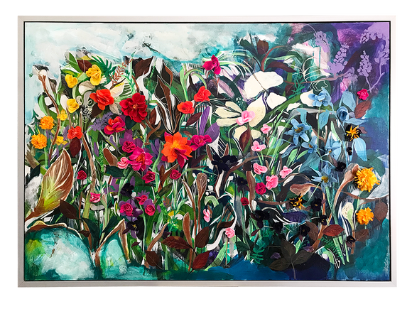 Felted Botanical-scape no.1