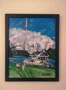 Disembarking Friends, Toronto Island-2