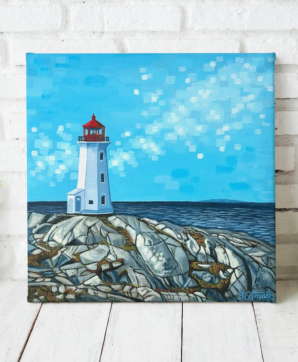 Beacon at Peggy's Cove