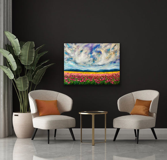 Coneflower field