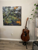 Fountains of light in a pond-2