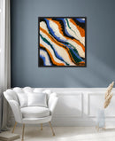 Golden Waves - Abstract 005-2