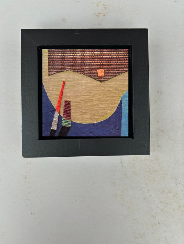 Square Moon # 21. Minimalist Horizons Collection