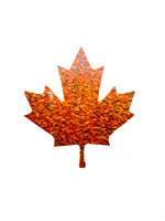 Orange Maple Leaf