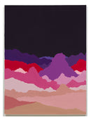Pink Purple mountains-2