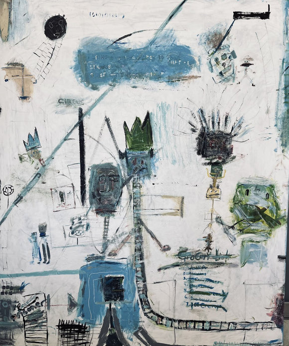 Kids on basketball court