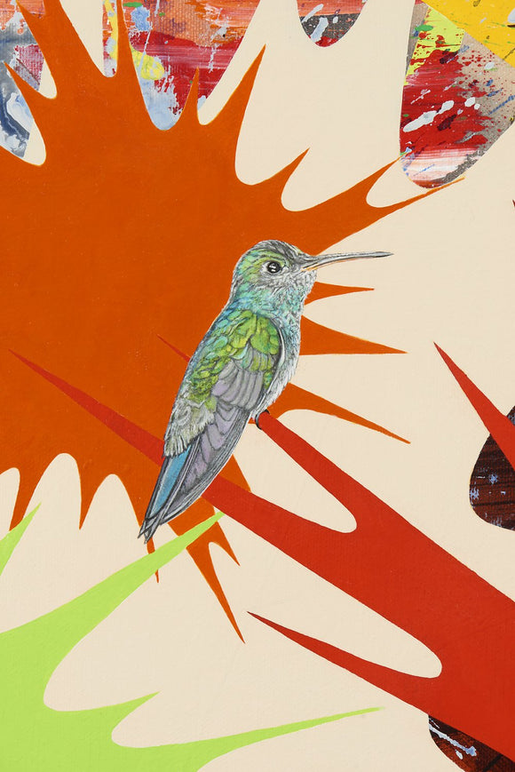 Post-Nature, (Honduran emerald hummingbird)