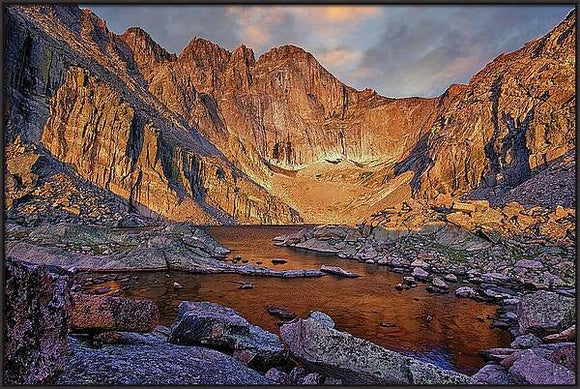 First Light at Chasm Lake