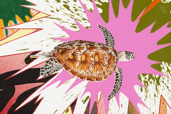 Kaleidoscope Eyes, (green sea turtle)
