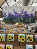 Abstract lavender field-2