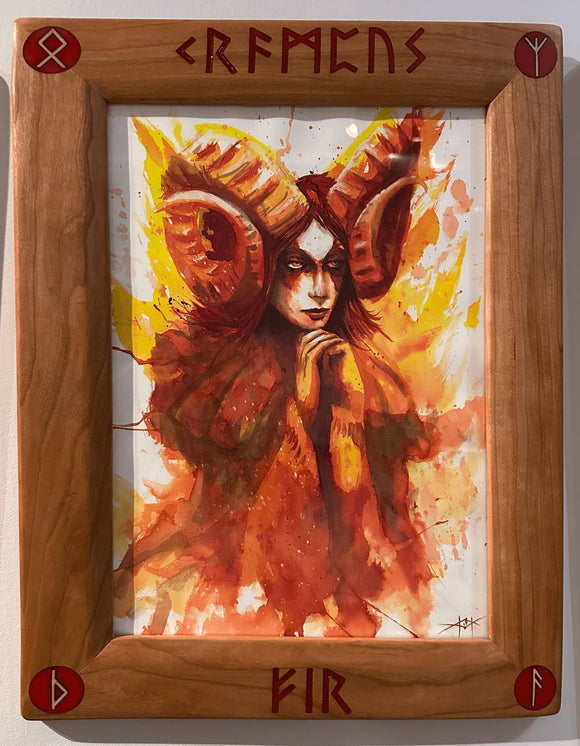 Krampus on Fire