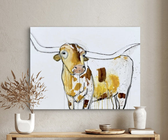 Longhorn cow