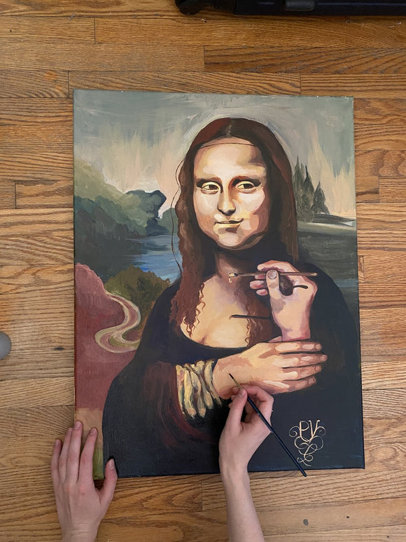 Replica of Mona Lisa