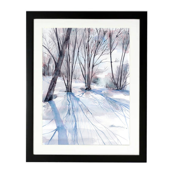 Winter Trees With Shadow #1