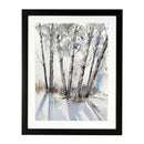 Winter Trees With Shadow #2-2
