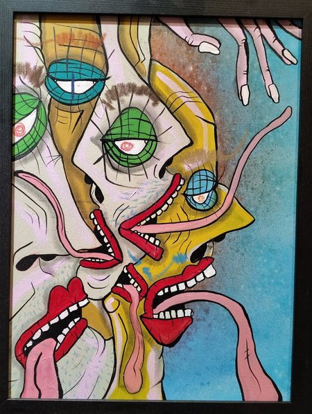 Blue + Red (diptych)1 of 2