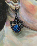 Girl with Sapphire Earrings-2