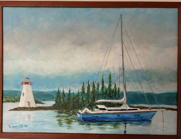 Sea Fog Baddeck Bay