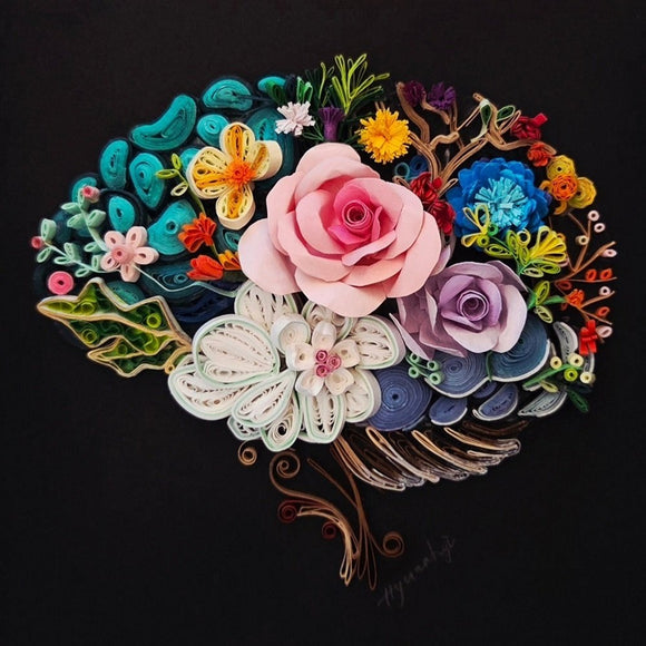The blooming mind ( Shadow Framed)