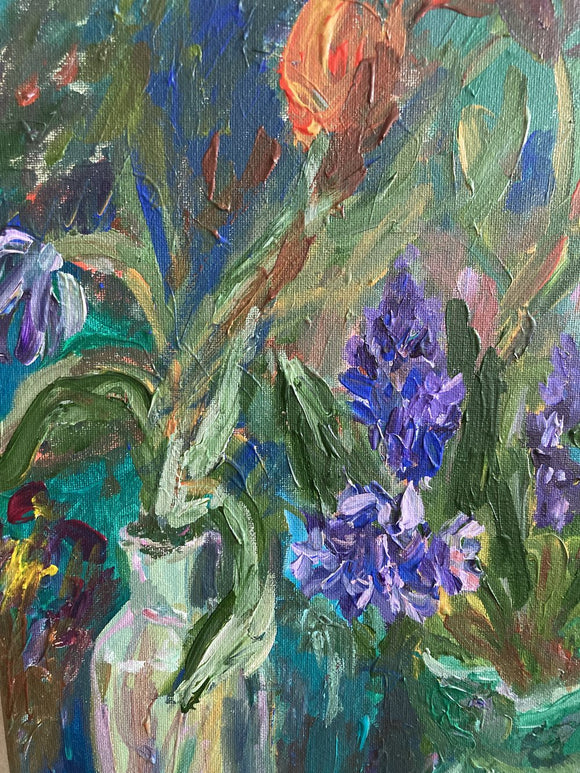 Still Life with Hyacinths and Fruit