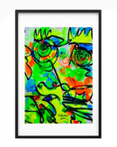 Blood, Sweat and Neon Tears- After Spring Neon Rain - Study#1-2